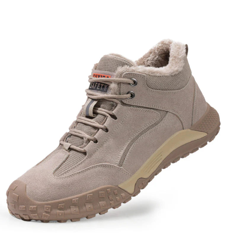 🎅 Men's Winter Safety Shoes – Steel Toe Cap and Slip-Resistant!