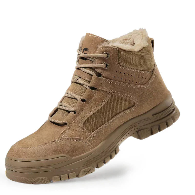 🎅 Men's Winter Safety Shoes – Steel Toe Cap and Slip-Resistant!