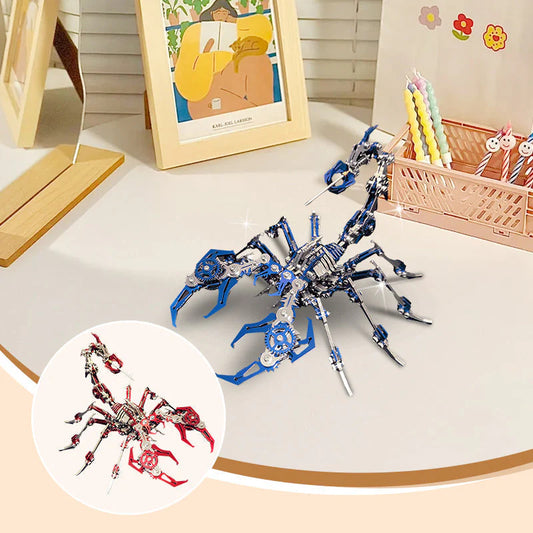 🛠️ 50% OFF NOW!🦂 3D Scorpion Metal Puzzle – Mechanical Assembly Model, Challenging & Decorative 🧩⚙️