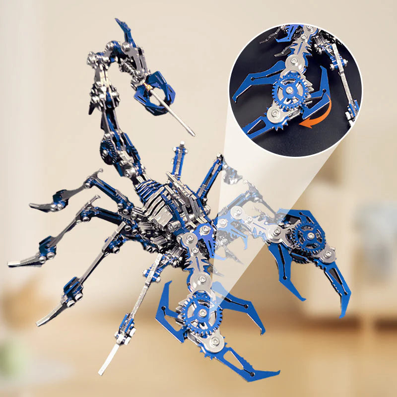 🛠️ 50% OFF NOW!🦂 3D Scorpion Metal Puzzle – Mechanical Assembly Model, Challenging & Decorative 🧩⚙️