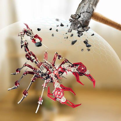 🛠️ 50% OFF NOW!🦂 3D Scorpion Metal Puzzle – Mechanical Assembly Model, Challenging & Decorative 🧩⚙️
