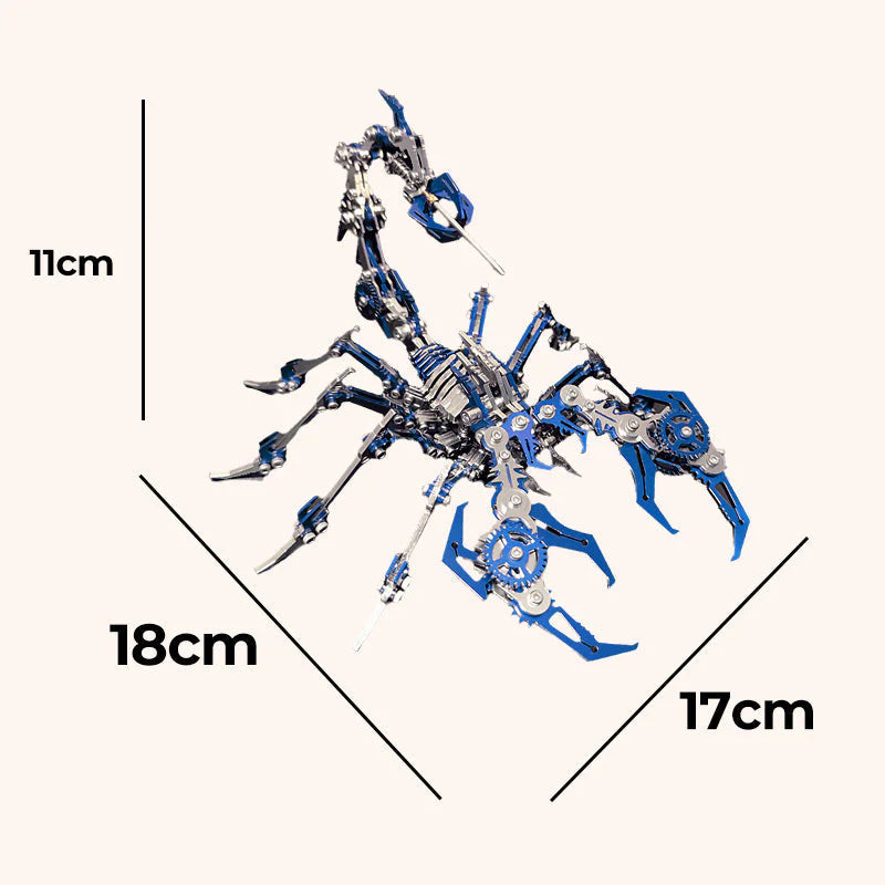 🛠️ 50% OFF NOW!🦂 3D Scorpion Metal Puzzle – Mechanical Assembly Model, Challenging & Decorative 🧩⚙️
