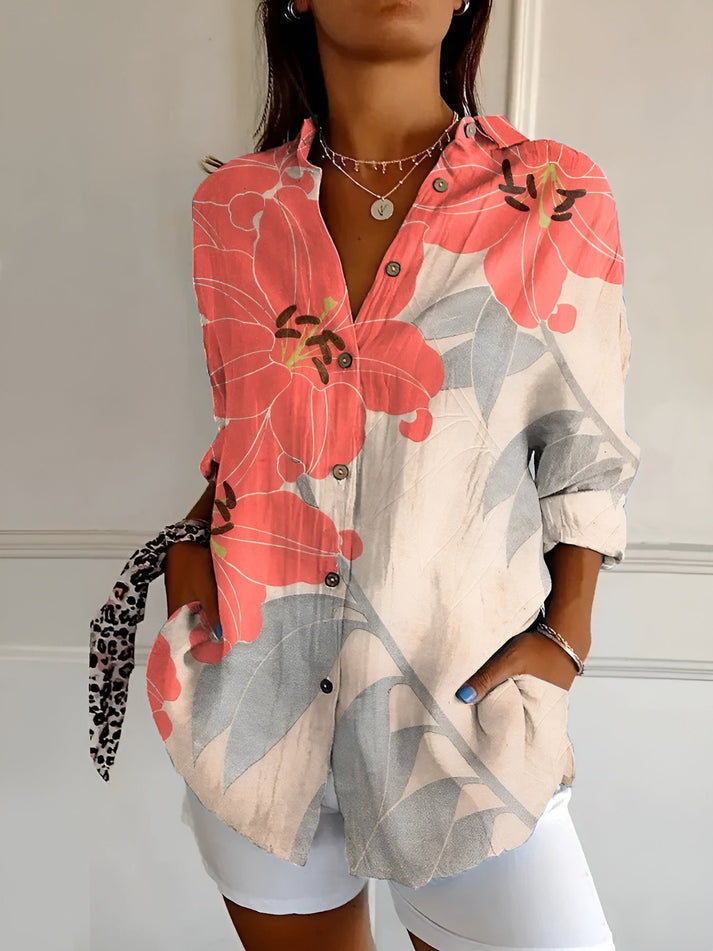 WOMEN'S PRINTED BLOUSE