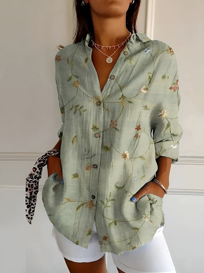 WOMEN'S PRINTED BLOUSE