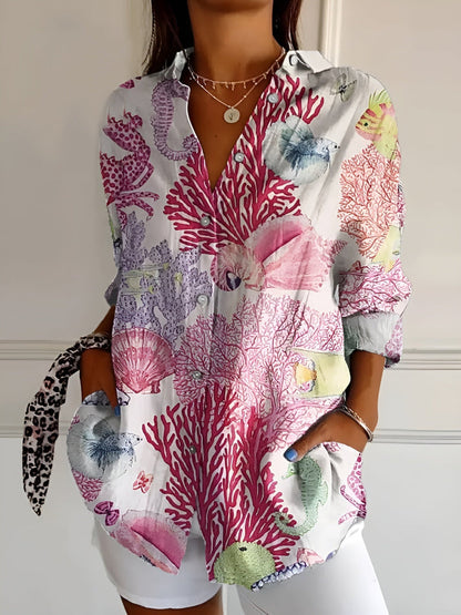 WOMEN'S PRINTED BLOUSE