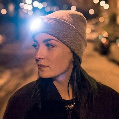 🎅CHRISTMAS GIFT-🎁LED BEANIE LIGHT (USB RECHARGEABLE CAPS)