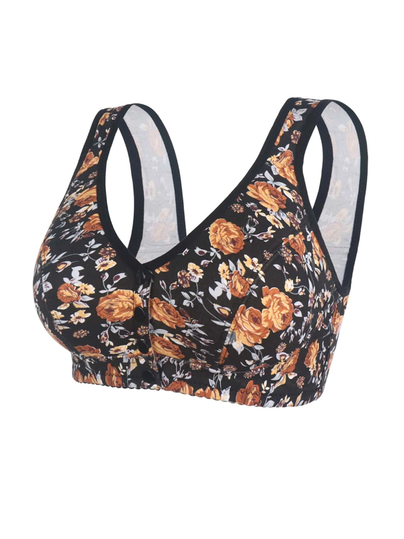 2024 New Floral Print Front-Closure Bra (Buy 1 Get 2 Free)