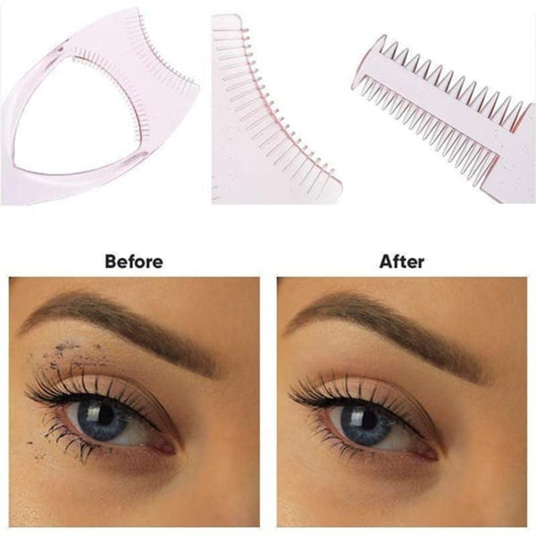 🔥Mehr kaufen, mehr sparen – Packung mit 2 Stück/6 Stück/10 Stück. 3-in-1-Wimpern-Werkzeug, Mascara-Schutz, Applikatorschutz