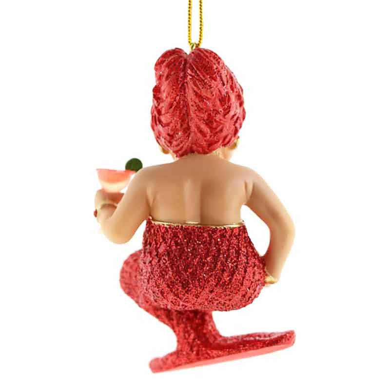 STRAWBERRY MARGARITA MERMAID ORNAMENT