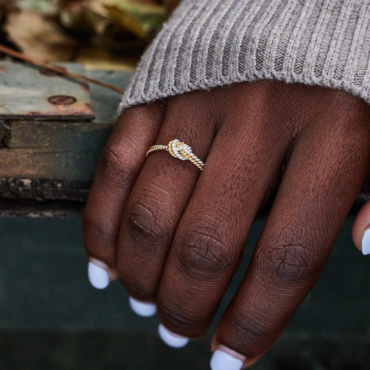 BAGUE À DEUX BRINS MÈRE ET FILLE BOND