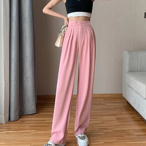 Woman's Casual Full-Length Loose Pants