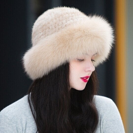 49 % de réduction🎁Chapeau en fourrure d'hiver pour femme 