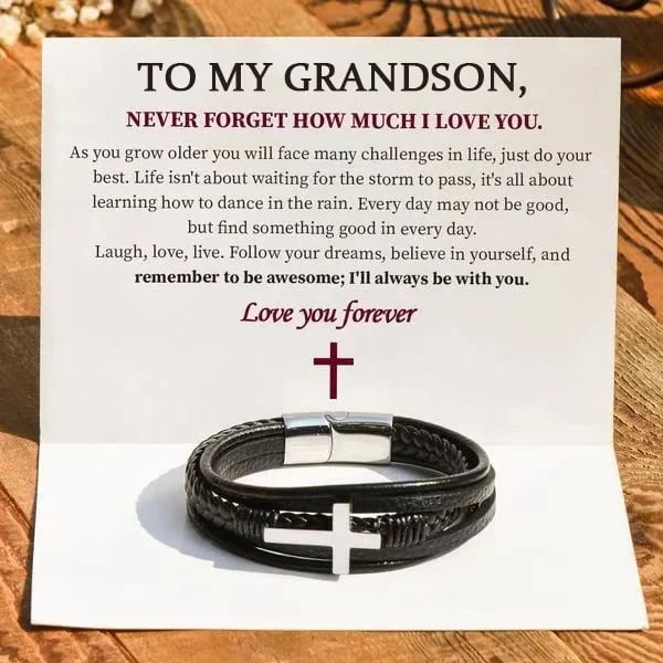 Armband „To My Son Love You Forever“.