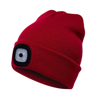 🎅CHRISTMAS GIFT-🎁LED BEANIE LIGHT (USB RECHARGEABLE CAPS)