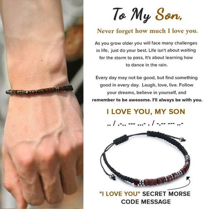 To My Son Love You Forever Bracelet