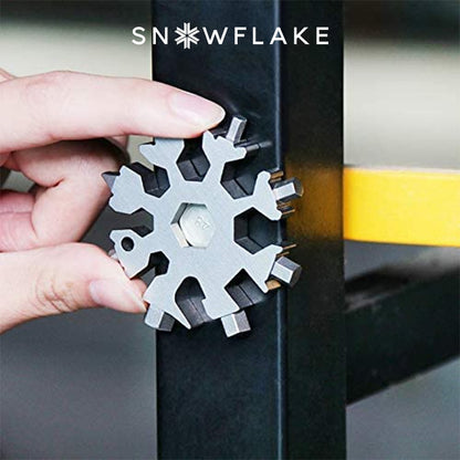 Snowflake - MultiTool 18-in-1 Stainless Steel Portable for Outdoor Adventure