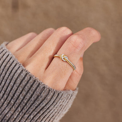 BAGUE À DEUX BRINS MÈRE ET FILLE BOND