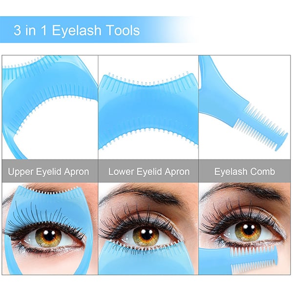 🔥BUY MORE SAVE MORE - PACK OF 2pcs/6pcs/10pcs🔥3in1 Eyelashes Tools Mascara Shield Applicator Guard