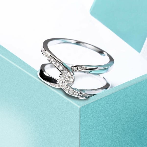 🔥 Last Day Promotion 50% OFF🔗Special Bond Rectangle Interlocking Ring - 💕Mother & Daughter 👩👧 Forever Linked Together