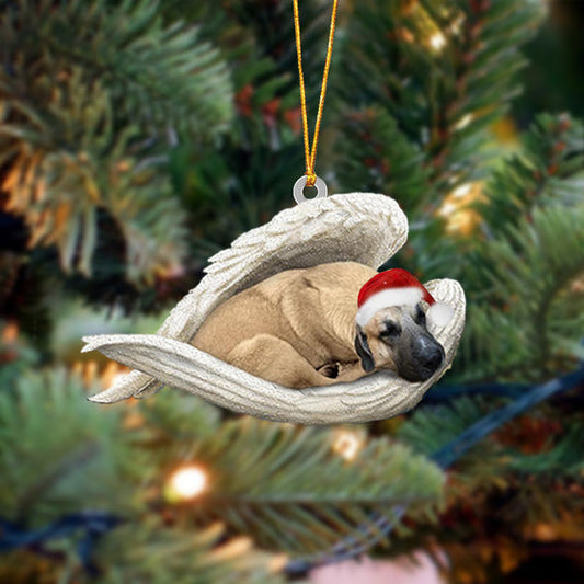 Anatolian Shepherd Dog Sleeping Angel Christmas Ornament