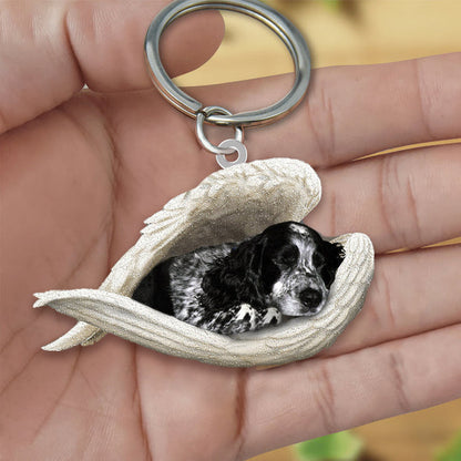 Cocker Spaniel03 Sleeping Angel Acrylic Keychain