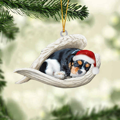 Cavalier King Charles Spaniel Sleeping Angel Christmas Ornament