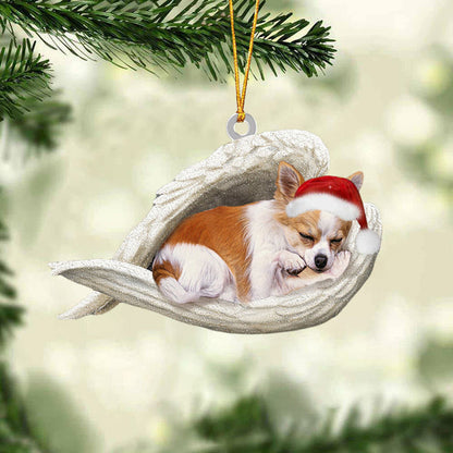 Chihuahua -1 Sleeping Angel Christmas Ornament