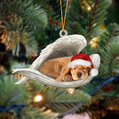 Cocker Spaniel-1 Sleeping Angel Christmas Ornament