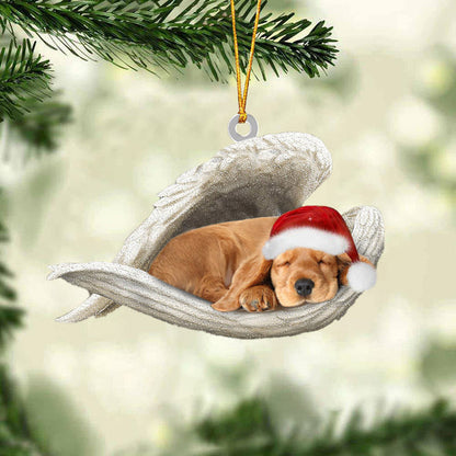 Cocker Spaniel-1 Sleeping Angel Christmas Ornament