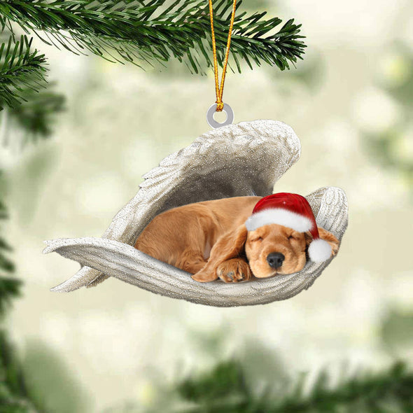 Cocker Spaniel02 Sleeping Angel Christmas Ornament