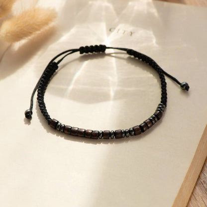 To My Grandson, I Love You Morse Code Bracelet