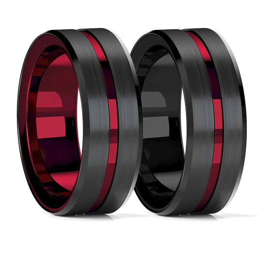 LOVE IN RED  RINGS