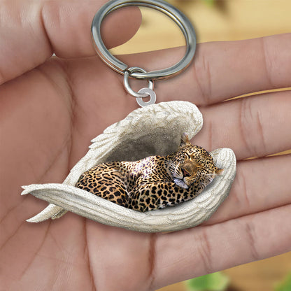 JAGUAR SLEEPING ANGEL ACRYLIC KEYCHAIN