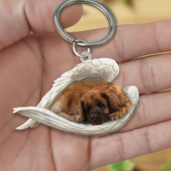 Leon berger Sleeping Angel Acrylic Keychain