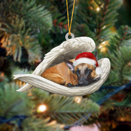 Malinois Sleeping Angel Christmas Ornament