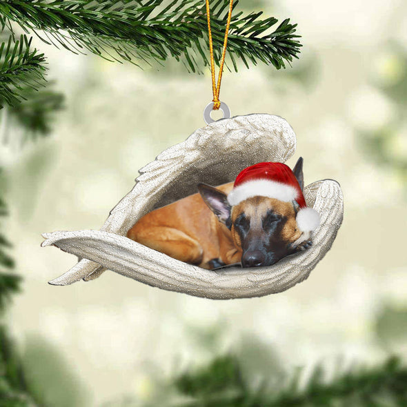 Malinois schlafender Engel Weihnachtsschmuck 