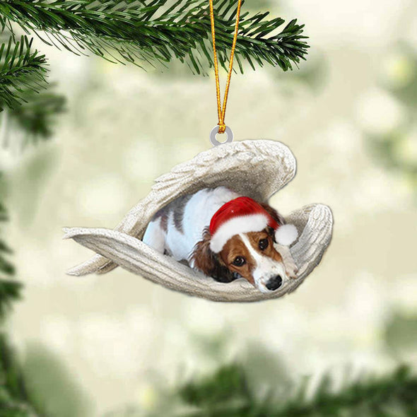 Kooikerhondje Sleeping Angel Christmas Ornament