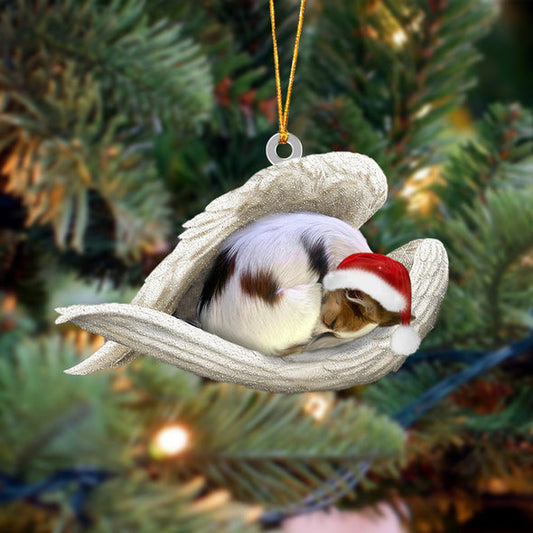 Papillon-1 Sleeping Angel Christmas Ornament