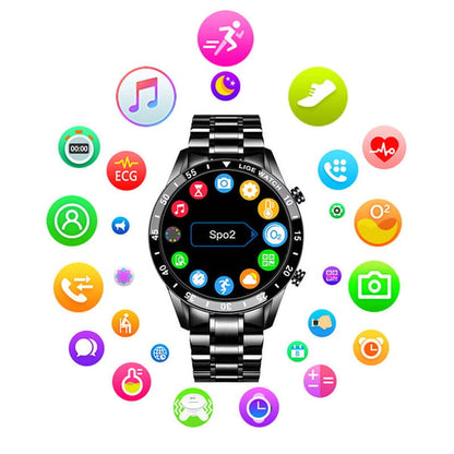 Montre de Luxe Homme/Femme Appel Bluetooth IP67 Etanche 