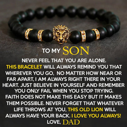 🔥 PROMOTION 47%OFF 🔥 - LION BRACELET - SON DAD