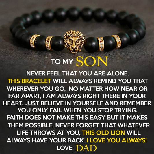 🔥 PROMOTION 47%OFF 🔥 - LION BRACELET - SON DAD