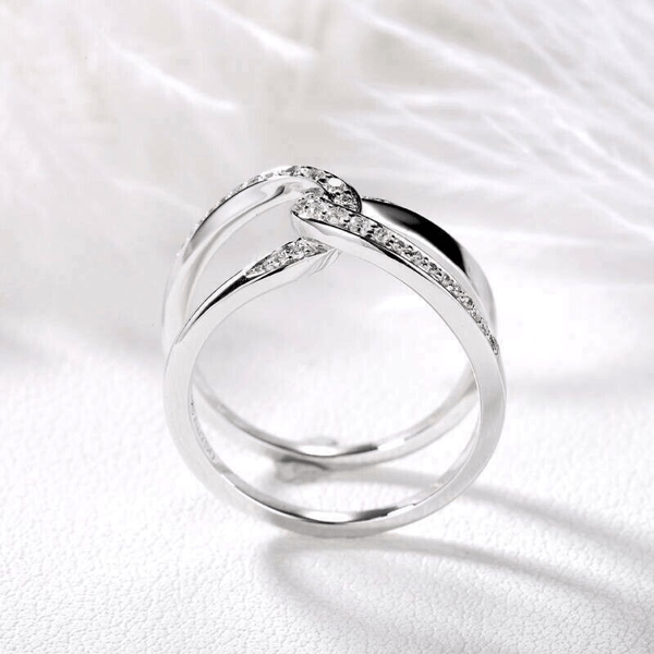 🔥 Last Day Promotion 50% OFF🔗Special Bond Rectangle Interlocking Ring - 💕Mother & Daughter 👩👧 Forever Linked Together