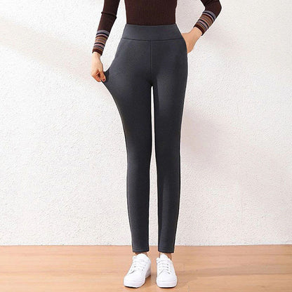 NOUVEAU Pantalon de survêtement décontracté en coton uni pour femmes (S-5XL)