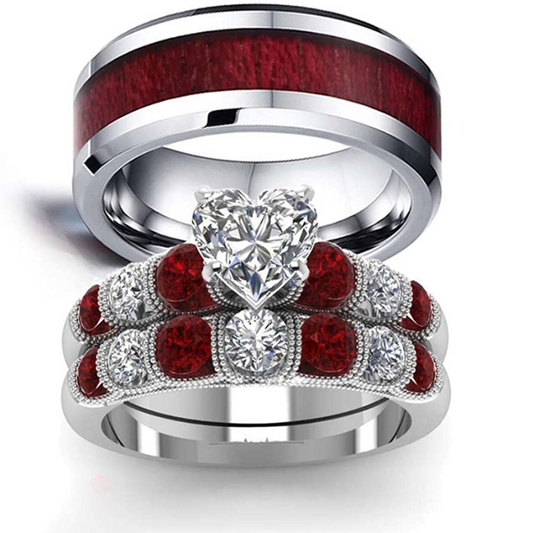 RED LOVE  RINGS