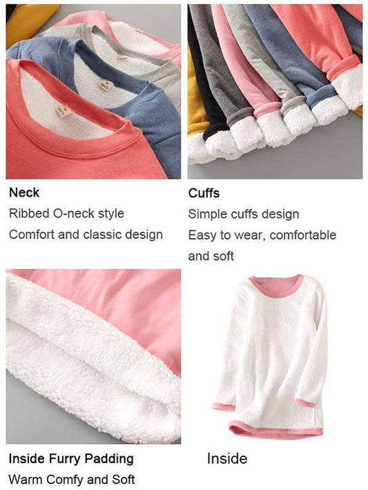 💥Hot Sale，Sold 20000+💥Women‘s NEW Casual Cotton Round Neck Solid Sweatshirt (S-5XL)