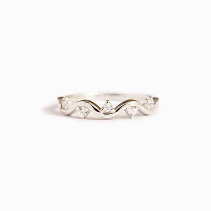 ZU MEINER TOCHTER HIGHS AND LOWS WAVE RING